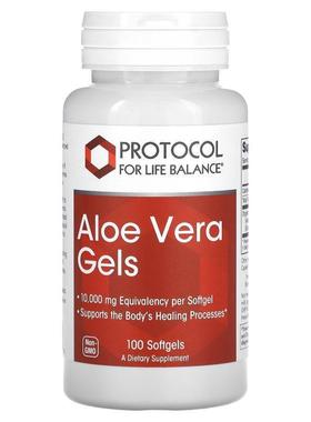 Protocol for Life Balance,芦荟凝胶，100 粒软凝胶