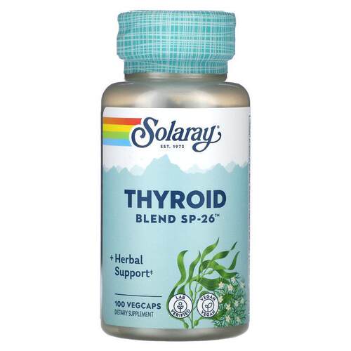 Solaray,Thyroid Blend SP-26, 100 VegCaps