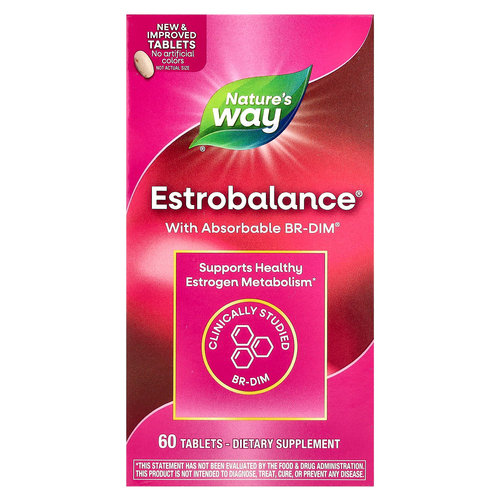 Nature's Way含可被DIM的EstroBalance片围绝生理期和支援
