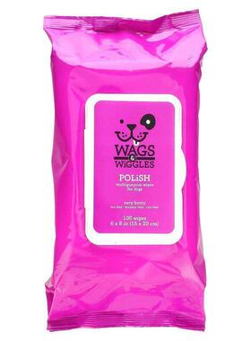 Wags &amp;amp; Wiggles,Polish, Multipurpose Wipes for Do