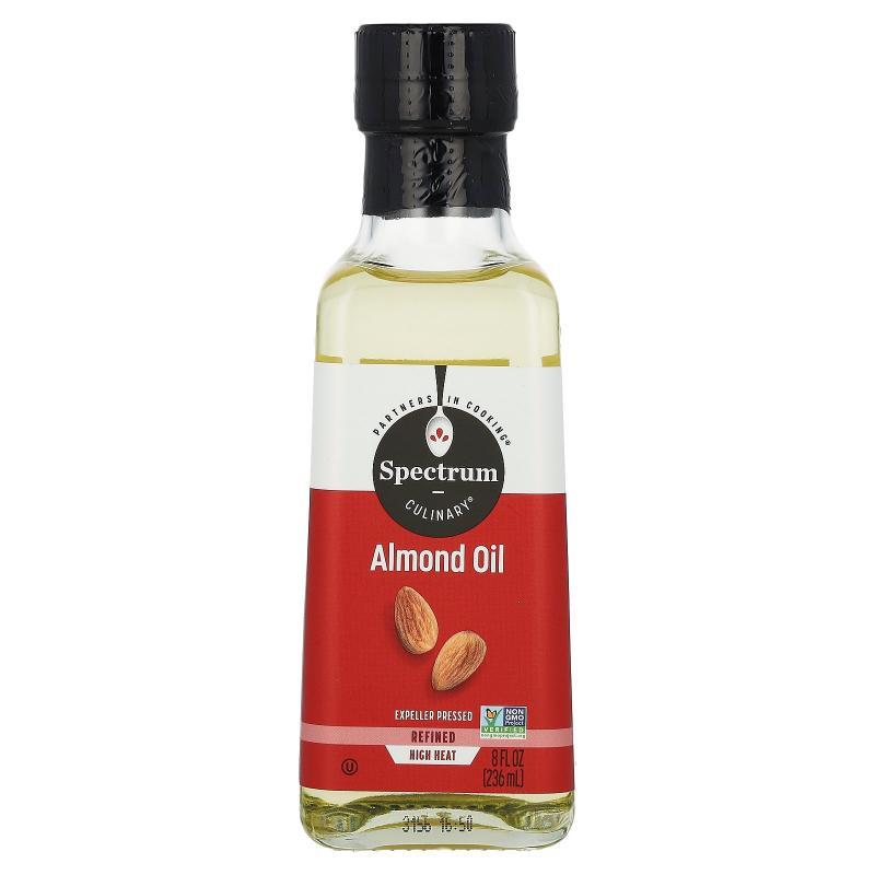 Spectrum Culinary,Almond Oil, Refined, 8 fl oz (236 ml)