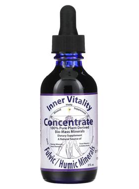 Morningstar Minerals,内在活力，浓缩，富里/腐植矿物质，2 液盎