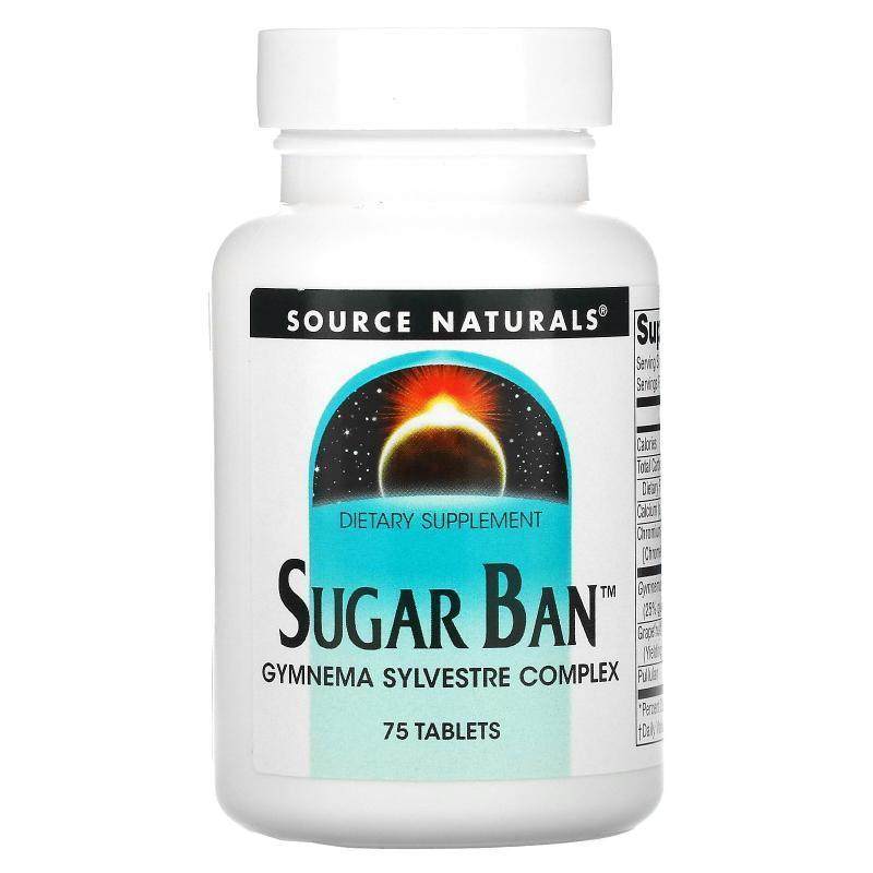 Source Naturals 血糖控制片75粒提高免疫力