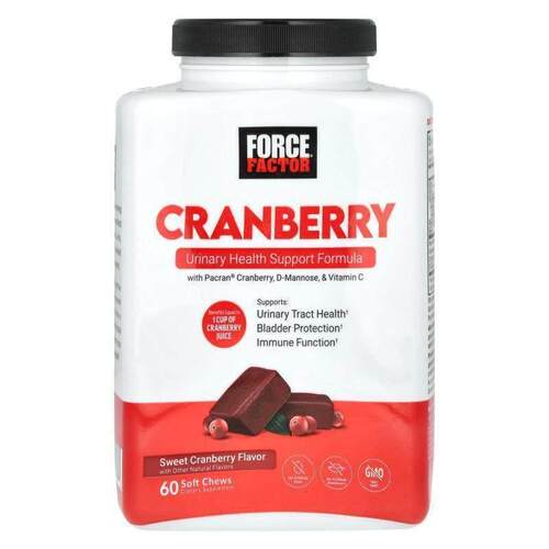 Force Factor,Cranberry with D-Mannose, &amp;amp; Vitamin