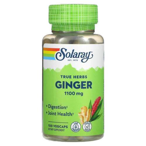 Solaray,姜，550 毫克，100 粒素食胶囊