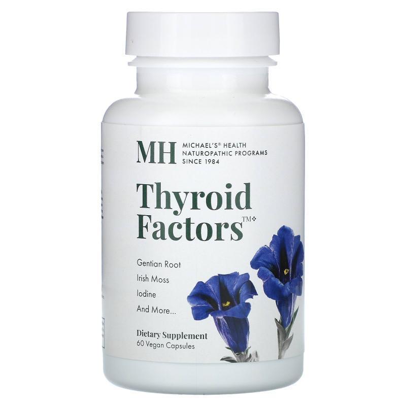 Michael's Naturopathic,Thyroid Factors, 60 Vegan Capsules