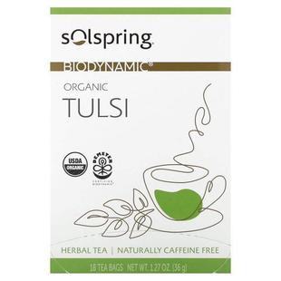 Organic Biodynamic Tulsi Herbal Mercola博士 Tea Solspring