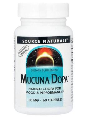 源美,Mucuna Dopa™, 100 mg, 60 Capsules