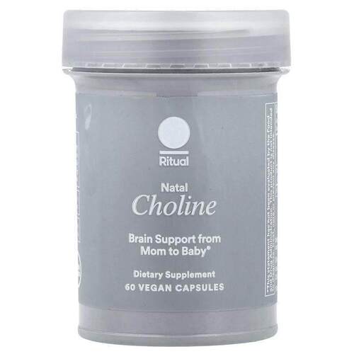 Ritual,Natal Choline, Citrus, 60 Vegan Capsules (275 mg per