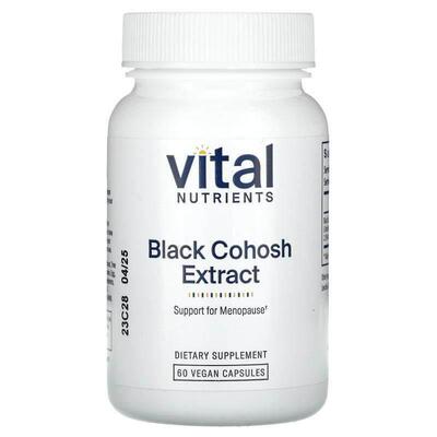 Vital Nutrients,Black Cohosh Extract, 60 Vegan Capsules