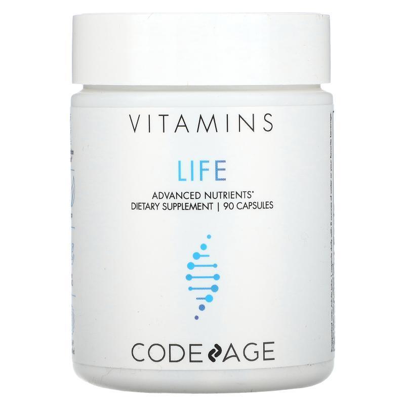 Codeage,维生素，Life，高级营养素，90 粒胶囊