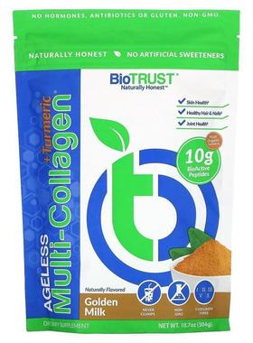 BioTRUST,Ageless Multi-Collagen + Turmeric, Golden Milk