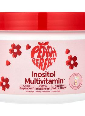 Peach Perfect,Inositol Multivitamin™, Pink Lemonade, 4.75 oz