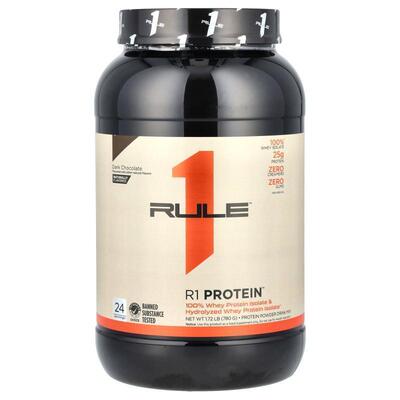 Rule One Proteins,R1 Protein Powder Drink Mix, Dark Chocolat