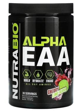Nutrabio Labs,Alpha EAA，桃茶，0.91 磅（413 克）