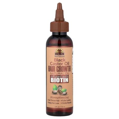 Okay Pure Naturals,Black Castor Oil, Hair Growth Natural Oil
