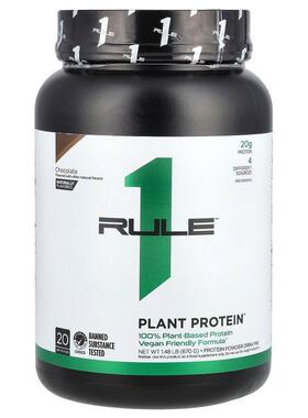 Rule One Proteins,Plant Protein Powder Drink Mix, Chocolate,