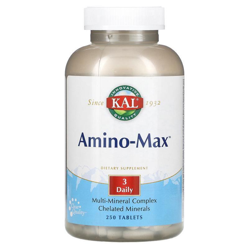 KAL,Amino-Max, 250 Tablets
