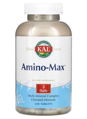 KAL,Amino-Max, 250 Tablets