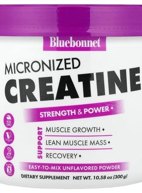 Bluebonnet Nutrition,微粒化肌酸粉，原味，10.58 盎司（300 克