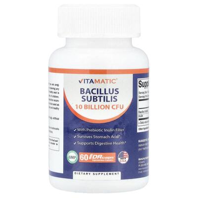 Vitamatic,枯草芽孢杆菌，60 粒 DRCaps