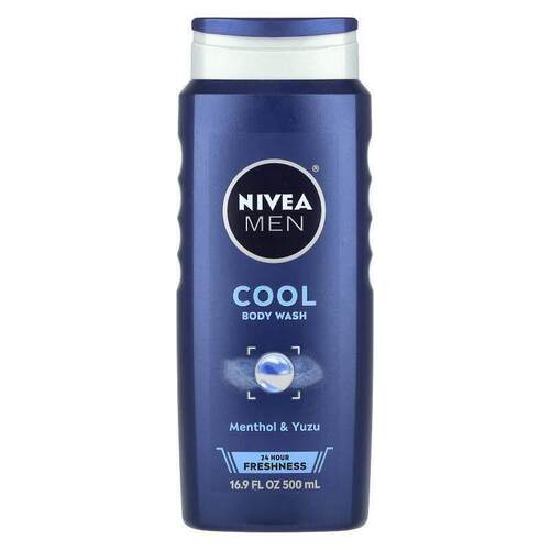 妮维雅,Men, Energy Body Wash, Mint &amp;amp;amp;amp; Ced