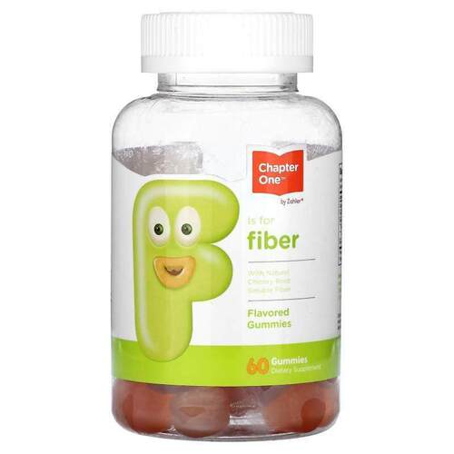 Chapter One,F Is For Fiber, Flavored, 60 Gummies