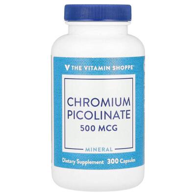 The Vitamin Shoppe,Chromium Picolinate, 500 mcg, 300 Capsule