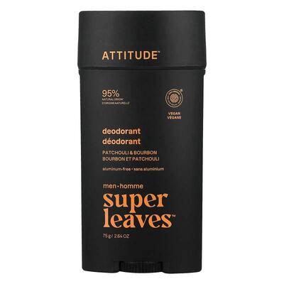 爱的态度,Super Leaves™, Aluminum-Free Deodorant, For Men, Pa