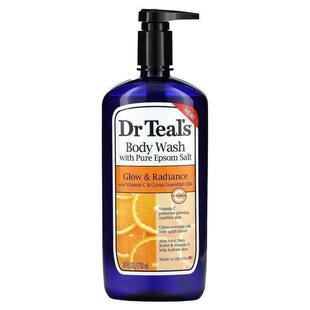Dr. Teals,Body Wash With Pure Epsom Salt, Glow &amp;amp;