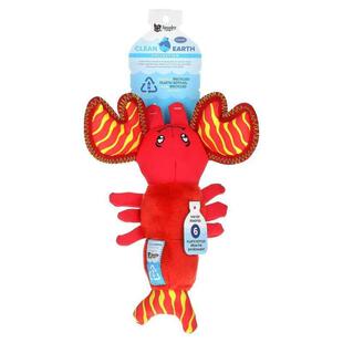 Spunky Pup,Clean Earth Plush, Small Lobster, 1 Toy