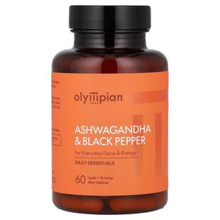 博奥维,Ashwagandha & Black Pepper, 60 Capsules