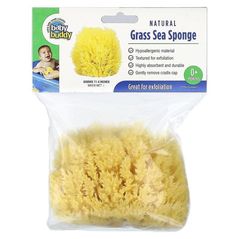 Baby Buddy,Natural Grass Sea Sponge, 0+ Months, 1 Sponge
