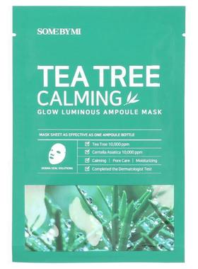 莎柏蜜,Tea Tree Calming, Glow Luminous Ampoule Beauty Mask,