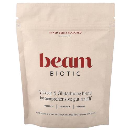 Beam,Biotic, Tribiotic & Glutathione Blend, Mixed Berry , 15