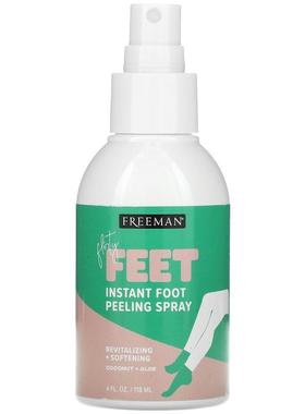 Freeman Beauty,Flirty Feet，瞬间足部去死皮喷雾，椰子 + 芦荟4