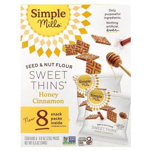Simple Mills,Seed &amp;amp;amp; Nut Flour, Sweet Thins,