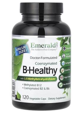 Emerald Laboratories,Coenzymated B-Healthy，120 粒素食胶囊