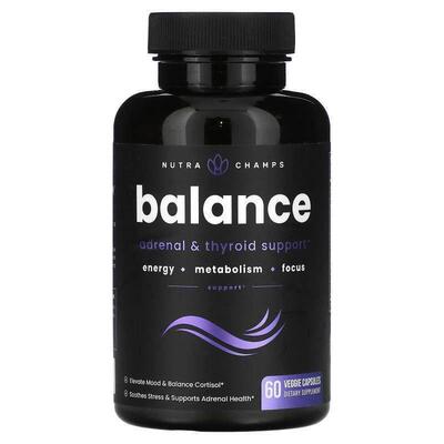 NutraChamps,Balance, 60 Veggie Capsules