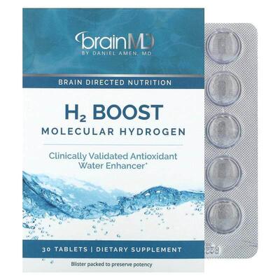 BrainMD,H2 Boost Molecular Hydrogen, 30 Tablets