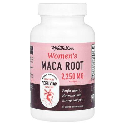 SMNutrition,Women's Maca Root, 2,250 mg, 120 Capsules (750 m