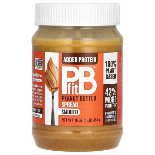 PBfit,Peanut Butter Spread, Smooth, 16 oz (454 g)