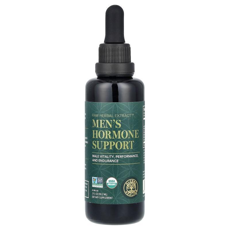 Global Healing,Raw Herbal Extract, Men's Hormone Support, 2