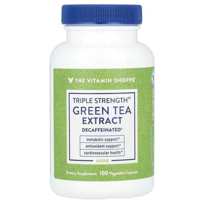 The Vitamin Shoppe,Green Tea Extract, Triple Strength, Decaf