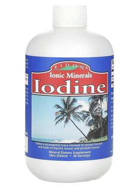 Eidon Mineral Supplements,碘，18盎司（533毫升）
