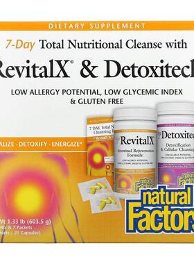 Natural Factors,7-Day Total Nutritional Cleansing with Revit