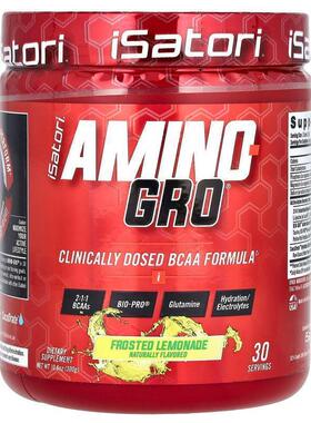 Isatori,Amino-Gro，糖霜柠檬水味，10.6 盎司（300 克）