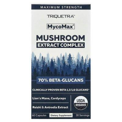 Triquetra Health,Mushroom Extract Complex, Maximum Strength,