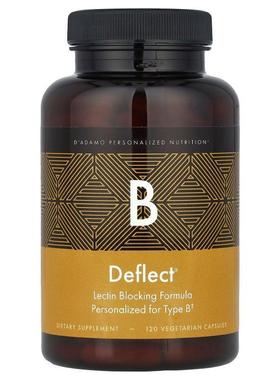 D'Adamo Personalized Nutrition,Deflect® B，凝集素阻断配方，1