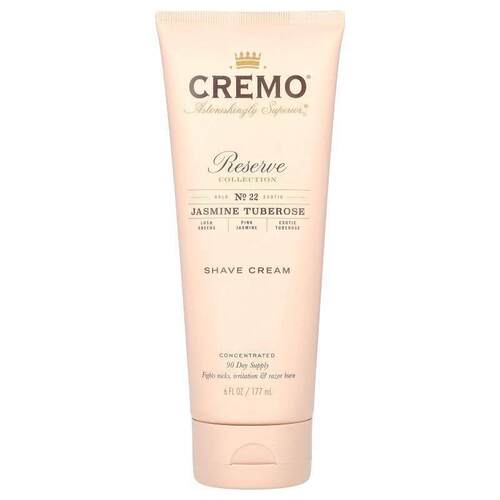 Cremo,Reserve Collection, Shave Cream, Jasmine Tuberose, 6 f